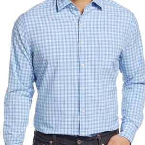 Peter Millar Summer Comfort Long Sleeve Button Down Shirt Men’s Medium